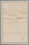 Howe, William. Boston. To George James Williams