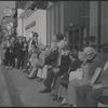 Bus stop on Fairfax Avenue, Los Angeles, CA