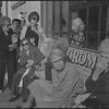 Bus stop on Fairfax Avenue, Los Angeles, CA