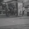 Bus stop in Fairfax District, Los Angeles, CA