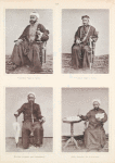 Zwei vornehme Sèjjids in Mekka, ein Mu’èddin (Aufrufer zum Gottesdienste) und ein Kâtib (Schreiber ) des Grossscherifs.