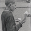 Boy with ice cream cone