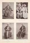 Ein Mekkaner, Kaufleute (Mekka und Djiddah), Ali Rèjjis (aus einem Geschlechte von Obersten der Mu’èddinîn, welches von Abdallah ibn Zubair herstammen soll) und ein Mu’èddin (Aufrufer zum Gottesdienste).