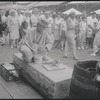 Street performer. South Street Seaport, New York, NY