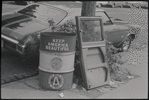 Rubbish on sidewalk. Bronx, NY