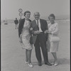 Group portrait with Sima Huberland (left). Knokke, Belgium