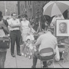Outdoor exhibition, Greenwich Village. New York, NY