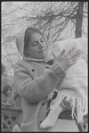 Young woman and baby in Central Park. New York, NY