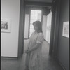 Woman in gallery. New York, NY