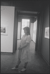 Woman in gallery. New York, NY