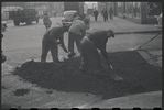 Street paving. New York, NY