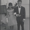 Girl and boy in dress clothes. New York, NY