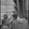 Children playing outdoors. New York, NY