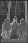 Eagle statue outside Madison Square Garden. New York, NY