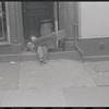 Boy in doorway. New York, NY
