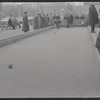 Bocci game. New York, NY
