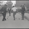 Bocci game. New York, NY