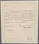 Robertson, James. To [General Riedesel]