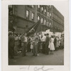 Members of the International Labor Defense and a group carrying a Soviet labor banner at a Scottsboro protest march, held in Harlem, New York