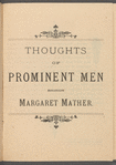 Thoughts of prominent men regarding Margaret Mather