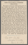 Newspaper clippings and other printed matter