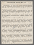 Newspaper clippings and other printed matter