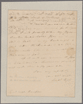 Blyth, Joseph. Georgetown, S.C. To General Hampton