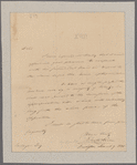 McKeon, John. Washington. To Mr. Myers