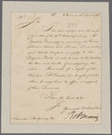 Morris, Robert. Richmond. To Alexander Montgomery
