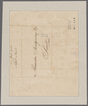 Morris, Robert. Richmond. To Alexander Montgomery