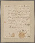 Platt, Richard. Newburgh. To Colonel Burr