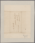 Tilghman, William. Philadelphia. To Nicholas Hammond