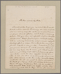 Van der Kemp, Francis Adrian. Oldenbarneveld. To Hon. Morris S. Miller