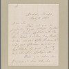 Pierce, Franklin. Andover, Massachusetts. To President Hopkins of Williams College