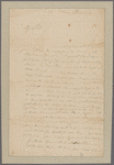 Burr, Aaron. E. Town. To Major General Lord Stirling