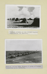 Typical scenery of the Polish country side during the Harvest; Poland, before 1939 ; Warsaw. A group of Polish airplanes on an airfield.