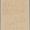 Livingston, Henry Brockholst. New York. To General Talmadge