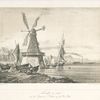 Moulin à vent sur les bords de l'Hudson, en face New-York.  Pl. 1re.