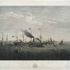 In commemoration of the establishment of steam navigation between Great Britain and America ... this engraving of the magnificent steam ship, the Great Western....