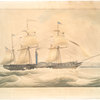 To the British and American Steam Navigation Compy. this print of their splended steam ship the British Queen ....