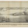 The naval engagement between the Merrimac and the Monitor at Hampton Roads on the 9th of March 1862.