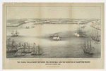 The naval engagement between the Merrimac and the Monitor at Hampton Roads on the 9th of March 1862.