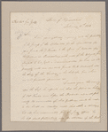 Pitcher, Nathaniel. House of Representatives. To Governor Yates