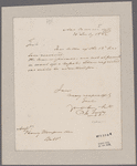 Rodgers, John. Navy Commissioners Office. To Messrs. Henry Thompson and Son