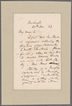 Sumner, Charles. To Charles Scribner
