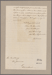 Thomson, Charles. Office of Secretary of Congress. To Governor of Connecticut