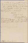 White, Henry. New York. To William Duer