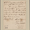 [Tomkins, Daniel D.], recipient. Williams, Judah, et al. To Daniel D. Tompkins