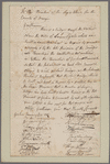 Gab, Benjamin, et. al. Goshen. Petition to the members of the Legislature for the County of Orange