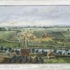 A view of Bethlehem, one of the Brethern's principal settlements, in Pensylvania, North America = Vue de Betlehem, l'un des principaux établissement des Frères Moraves en Pensilvanie, Amérique septentrionale.